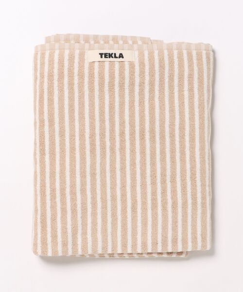 タオル 「TEKLA」70×140Bath Towel (Terry Towels Striped)の画像