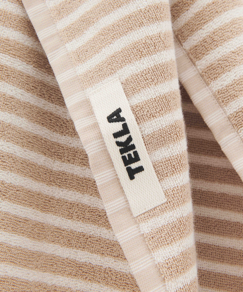 タオル 「TEKLA」70×140Bath Towel (Terry Towels Striped)の画像