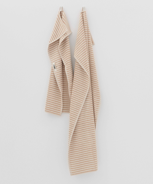 タオル 「TEKLA」70×140Bath Towel (Terry Towels Striped)の画像