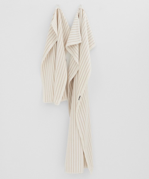 タオル 「TEKLA」70×140Bath Towel (Terry Towels Striped)の画像