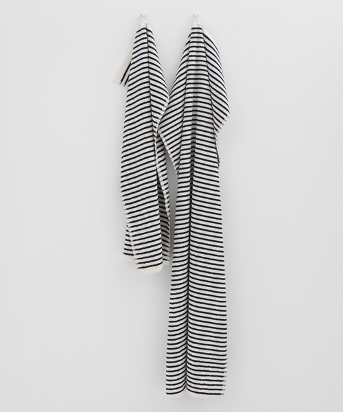タオル 「TEKLA」70×140Bath Towel (Terry Towels Striped)の画像