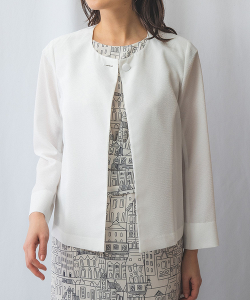 NARACAMICIE（ナラカミーチェ） ジャケット ノーカラージャケット