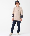 tシャツ 超のび袖切替クルー キッズ 子供服 ...の詳細画像5
