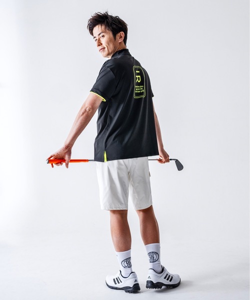 パンツ IRISHMAN signature logo half pants REFLECT】signature logo half pants / 光る防水ハーフパンツ（MENS