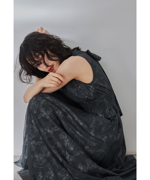 niana(ニアナ) ドレス ボウタイフラワープリーツドレス 結婚式 niana(ニアナ) ドレス ボウタイフラワープリーツドレス 結婚式
