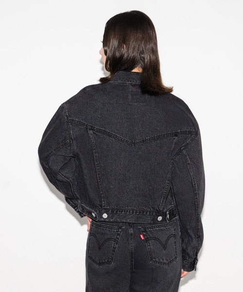 Levi's 90’s デニムジャケットブラック Levi's デニムジャケット gジャン Levi's/リーバイス SHRUNKEN