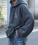 パーカー ヴィンテージライク ピグメント加工 ...の詳細画像3