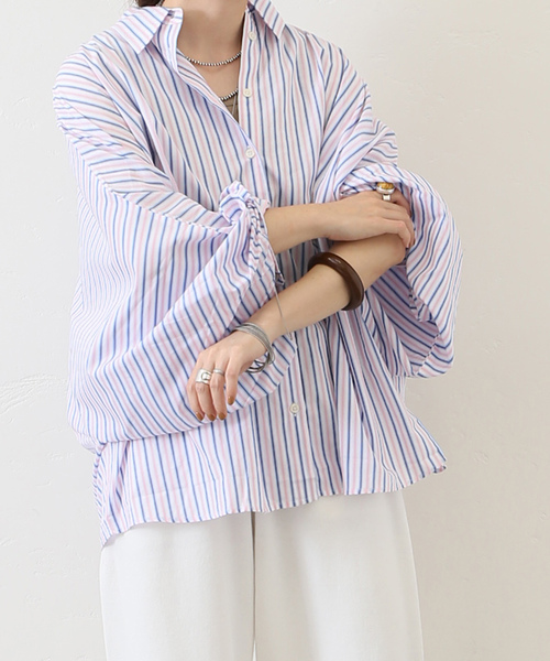 ジャーナルスタンダード　ラックス　SoSUE ソスー　リネン　シャツ　ブラウス journal standard luxe SoSUE ソスー リネンシャツ - メルカリ