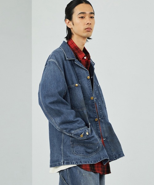 Lee DUNGAREES LOCO JACKET Sサイズ インディゴ Lee リー ダンガリーズ DUNGAREES 生デニム リジット ロコ