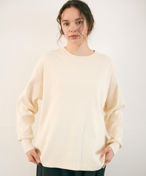 tシャツ M2324 針抜きリブプルオーバー レディース