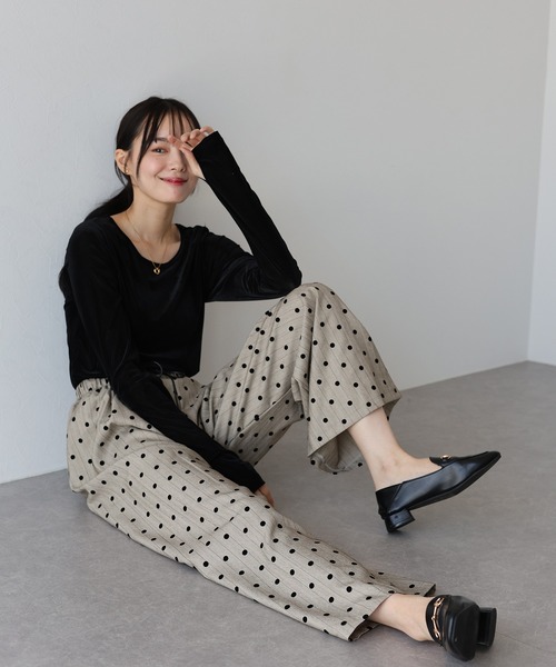 BLUEEAST（ブルーイースト） パンツ フロッキードットパンツ