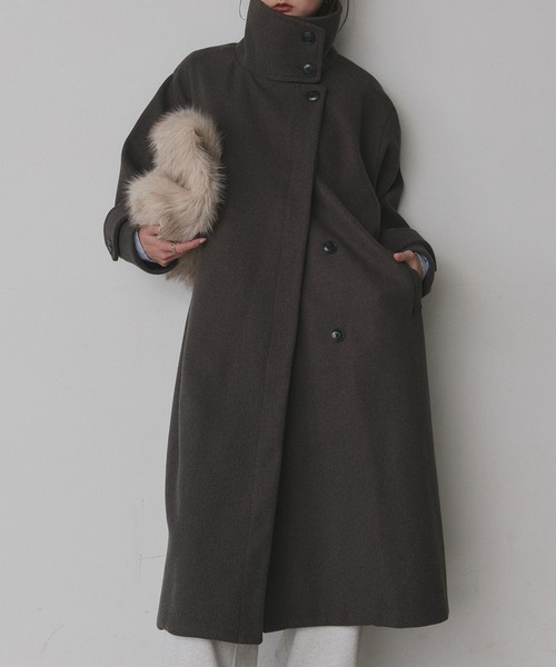 ad thie（アドティエ） コート チェスターコート スタンドカラー 2WAY
