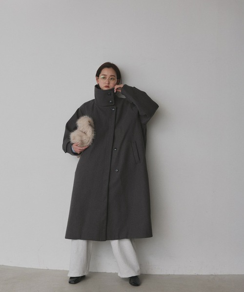 ad thie（アドティエ） コート チェスターコート スタンドカラー 2WAY