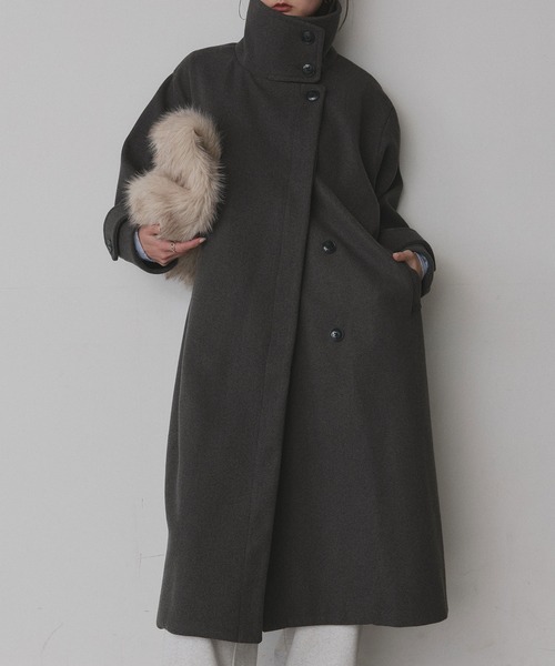 ad thie（アドティエ） コート チェスターコート スタンドカラー 2WAY