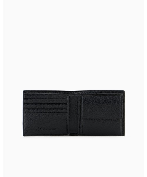 【新品未使用タグ付】A|X アルマーニ エクスチェンジ ロゴ 2つ折り長財布 ARMANI EXCHANGE 財布 「A|X アルマーニ エクスチェンジ