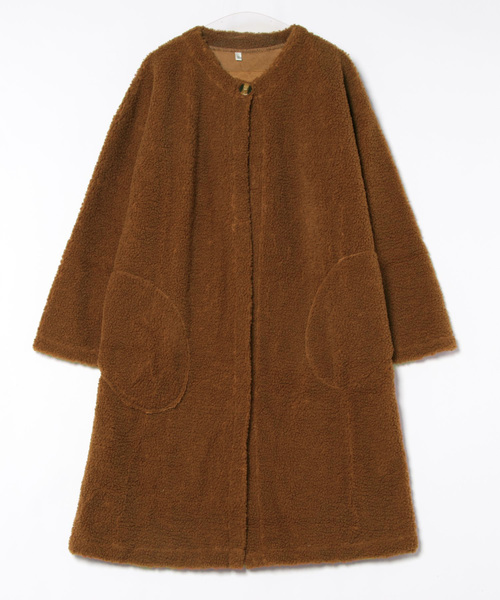 美品 MAX&Co.　ムートンコート ボア　スタンドカラー  40 美品 MAX&Co. ムートンコート ボア スタンドカラー 40