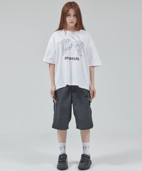 ★OY★BONE HAND CROPPED TEE - WHITE★正規品/韓国直送料込 OY tシャツ 「OY/オーワイ」 BONE HAND CROPPED TEE/ボーン