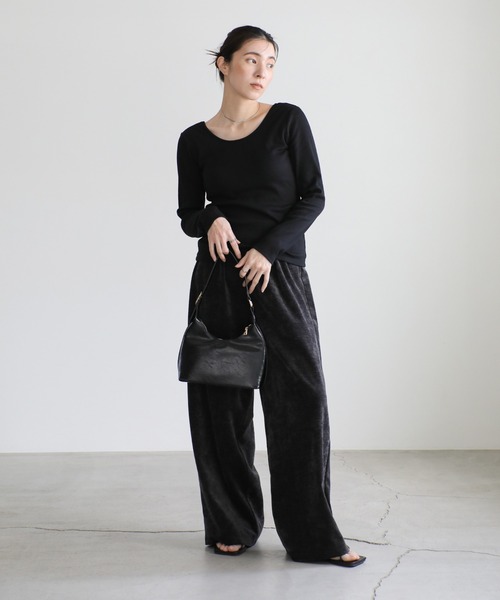 select MOCA（セレクトモカ） tシャツ バックオープンカップ付きロング