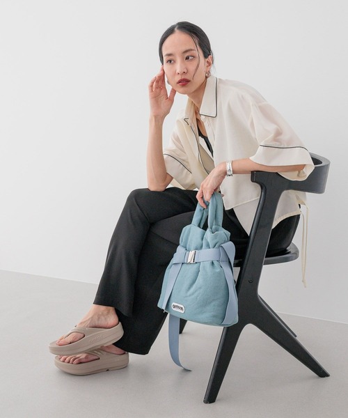 トートバッグ 「HEREIAM」OUTDOOR(アウトドア)別注/2WAYベルトトートバッグS レディースの画像
