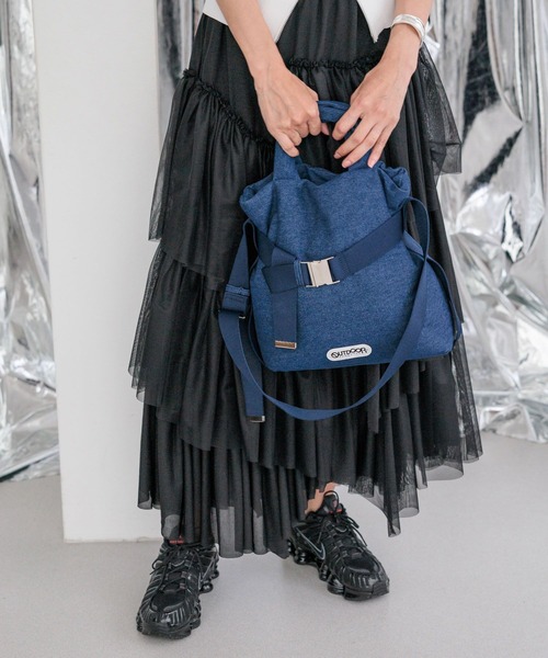 トートバッグ 「HEREIAM」OUTDOOR(アウトドア)別注/2WAYベルトトートバッグS レディースの画像