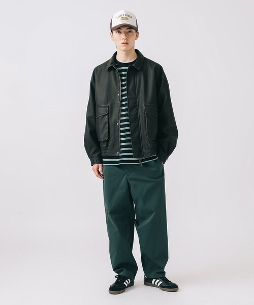 BEAMS HEART ブルゾン アウター クラシック フェイクレザー