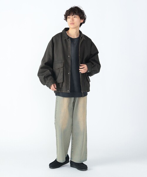BEAMS HEART フェイクレザークラシックブルゾン BEAMS HEART（ビームス ハート）フェイクレザー クラシック