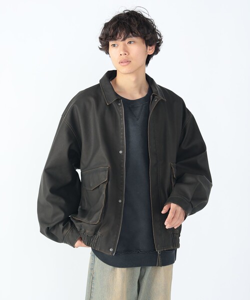 BEAMS HEART フェイクレザークラシックブルゾン BEAMS HEART（ビームス ハート）フェイクレザー クラシック