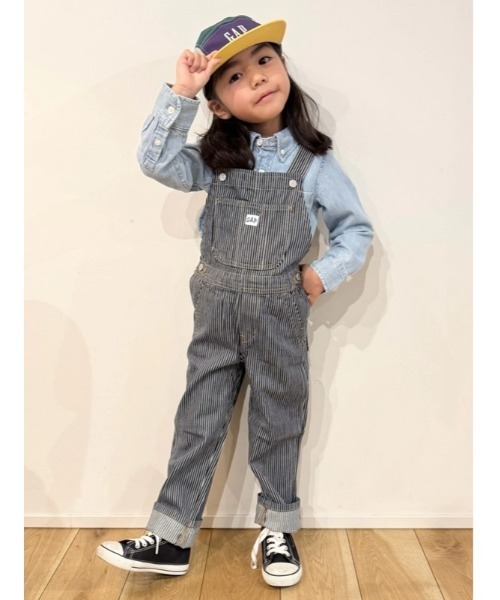 GAP（ギャップ） サロペット オーバーオール リラックス ストライプ
