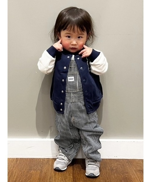 GAP（ギャップ） サロペット オーバーオール リラックス ストライプ