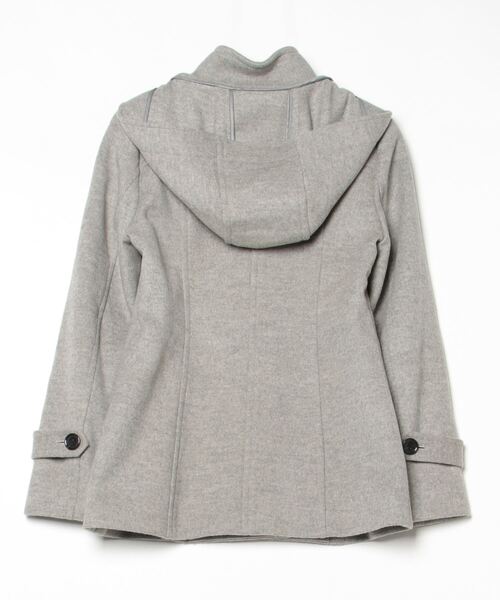 「BOSCH」 ダッフルコート 38 グレー レディース_画像2