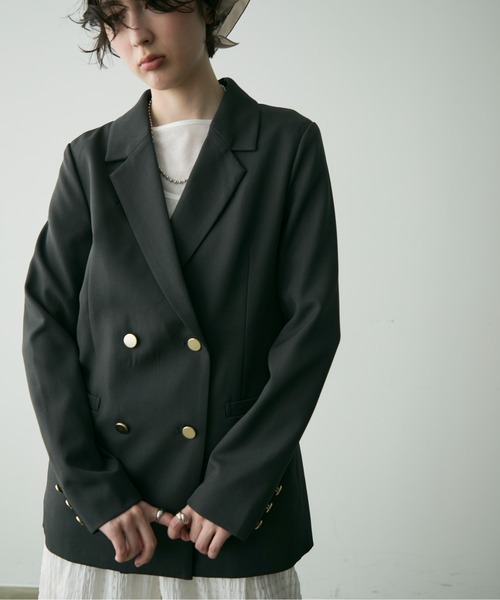 Trish（トリッシュ） ジャケット テーラードジャケット 金釦ダブル
