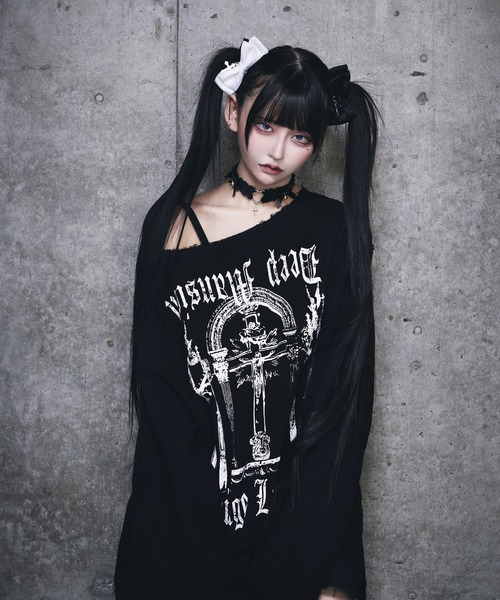 amilige まとめ売り Amilige（アミリージュ） tシャツ ダメージガーゼトップス レディース