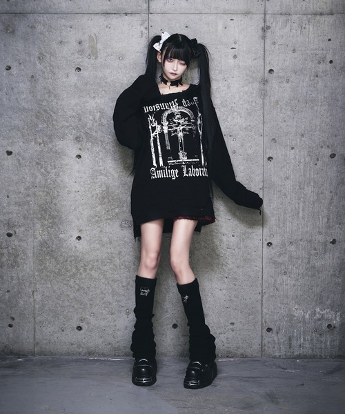 Amilige tシャツ ダメージガーゼトップス レディース メンズ