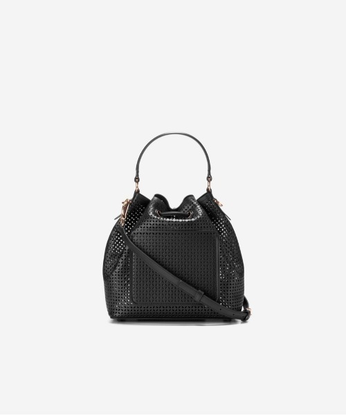 美品！COLE HAAN ブラック バケットバッグ Cole Haan - COLE HAAN コールハーン エッセンシャルソフト