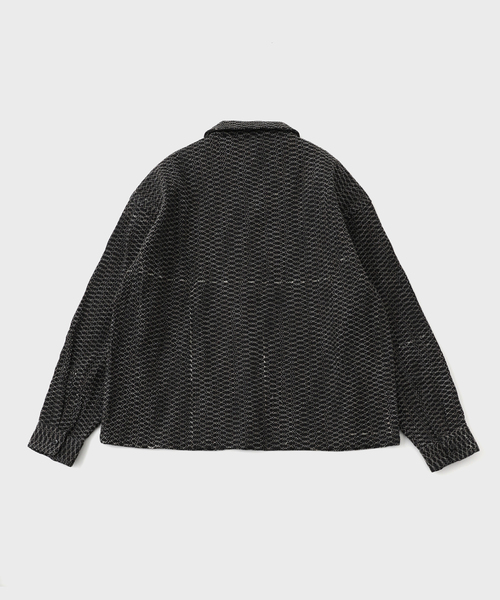 SEEALL シャツ 「SEEALL / シーオール」OPEN COLLAR SHIRTS MIX
