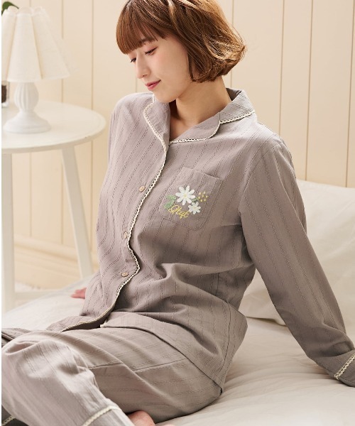 チュチュアンナ（tutuanna） パジャマ ルームウェア 綿100％お花ワン