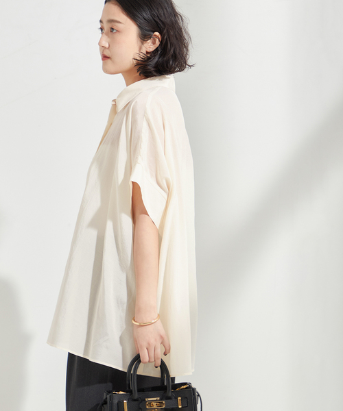 ブラウス シャツ ライトローンドルマンシャツ レディース journal standard L'essage ブラウス シャツ ライトローン