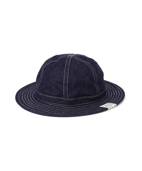 Schott デニム メトロハット インディゴ ショット ミリタリー m-37型 Schott N.Y.C（ショット） 帽子 ハット メンズ Schott/ショット/DENIM