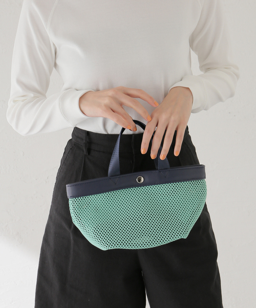   メッシュ ショルダーバッグ B.C STOCK（ベーセーストック） ショルダーバッグ バッグ バイカラー