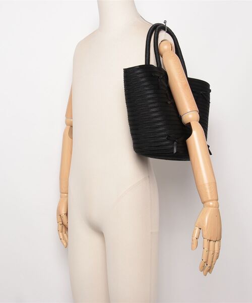 artemis by DIANA かごバッグ カゴバッグ リボン×サテンブレード