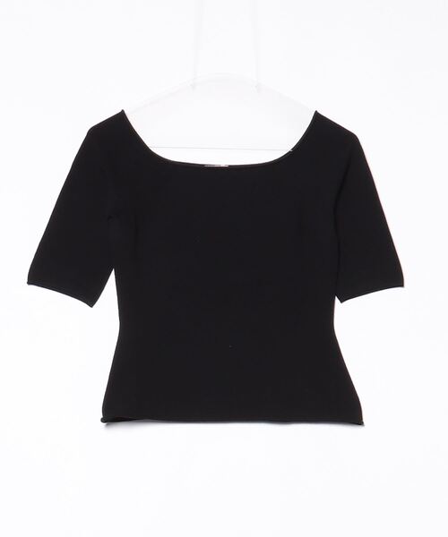 「FOXEY BOUTIQUE」 半袖ニット M ブラック レディース