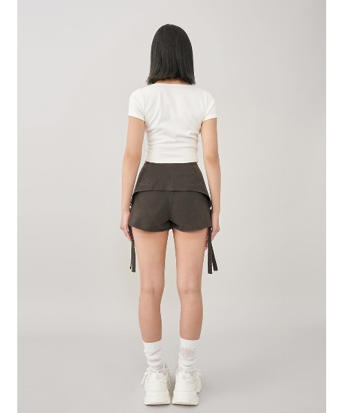 Darich（ダーリッチ） パンツ レイヤードツイルショートパンツ