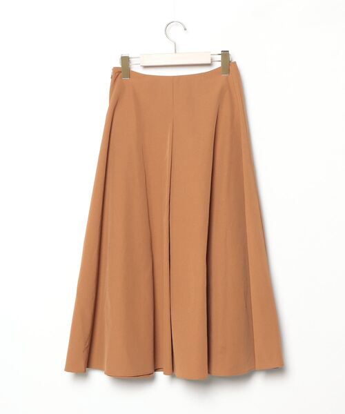 BLENHEIM ★ブレンヘイム　フレアスカート キャメル ステッチデザインフレアロングスカート～CAMEL～ | m-i-d