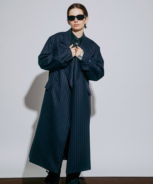 MAISON SPECIAL（メゾンスペシャル） チェスターコート 38 ネイビー