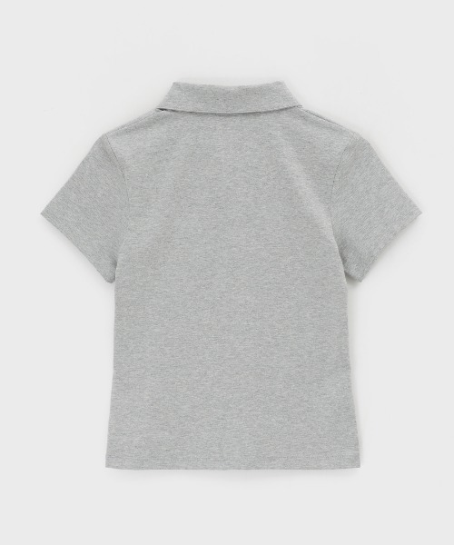 tシャツ 「MADE」 メルビンヘンリーネックカラー半袖Tシャツ レディース BLACKUP tシャツ 「MADE」 メルビンヘンリーネックカラー半袖T