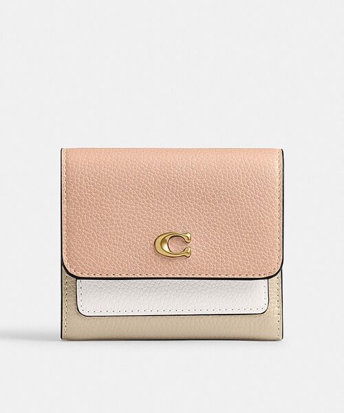【COACH】ミラ スモール フラップ ウォレット・カラーブロック COACH｜【公式】ミラ スモール フラップ ウォレット・カラー