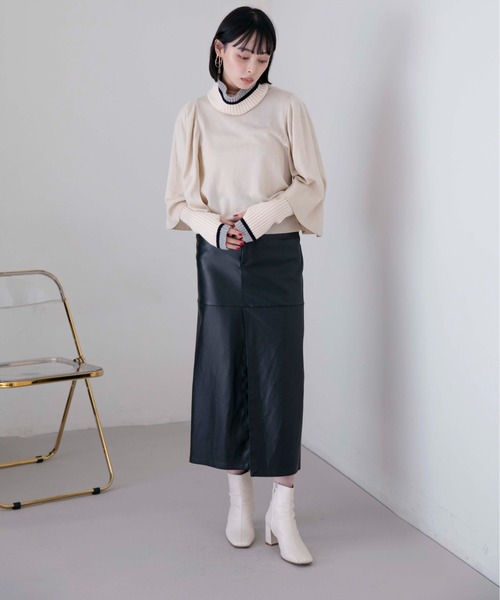 「Eimee Law」 半袖ニット 38 オフホワイト レディース Eimee Law 「Eimee Law」 半袖ニット 38 オフホワイト