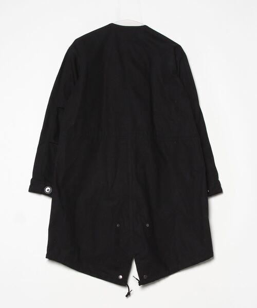 「SUNNY SPORTS」 ノーカラーコート FREE ブラック メンズ_画像2