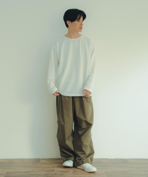 「ITEMS URBANRESEARCH」 長(zhǎng)袖Tシャツ MEDIUM オフホワイト メンズ