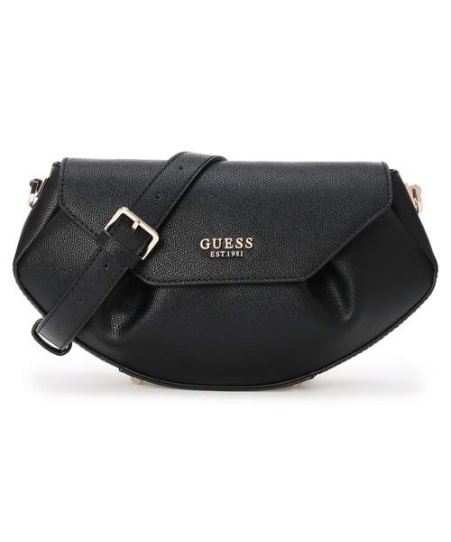 【GUESS】ショルダーバッグ ブラック クロスボディバッグ GUESS ショルダーバッグ バッグ AMORETTE Flap Crossbody クロス